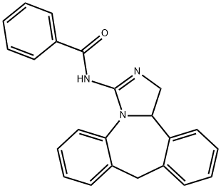 Benzamide, N-(9,13b-dihydro-1H-dibenz[c,f]imidazo[1,5-a]azepin-3-yl)- Struktur