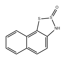 3H-Naphtho[2,1-d]-1,2,3-dithiazole 2-oxide Struktur