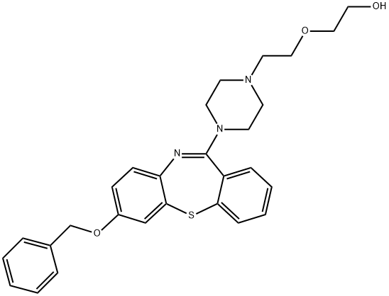 7-Benzyloxy Quetiapine Struktur