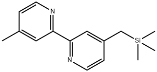 2,2'-Bipyridine, 4-methyl-4'-[(trimethylsilyl)methyl]- Struktur