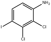 Benzenamine, 2,3-dichloro-4-iodo- Struktur