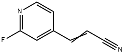 2-Propenenitrile,3-(2-fluoro-4-pyridinyl)-(9CI) Struktur