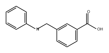 Benzoic acid, 3-[(phenylamino)methyl]- Struktur