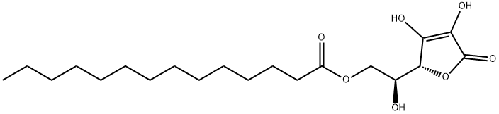 L-Ascorbic acid, 6-tetradecanoate Struktur