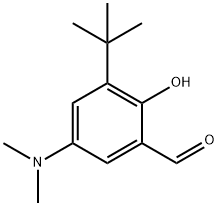 Benzaldehyde, 5-(dimethylamino)-3-(1,1-dimethylethyl)-2-hydroxy- Struktur