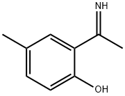 Phenol, 2-(1-iminoethyl)-4-methyl- Struktur