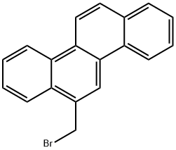 Chrysene, 6-(bromomethyl)- Struktur