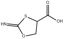 1,3-Oxathiolane-4-carboxylicacid,2-imino-(9CI) Struktur