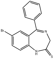 2H-1,4-Benzodiazepine-2-thione, 7-bromo-1,3-dihydro-5-phenyl-