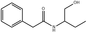 Benzeneacetamide, N-[1-(hydroxymethyl)propyl]- Struktur