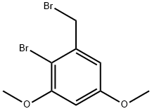 Benzene, 2-bromo-1-(bromomethyl)-3,5-dimethoxy- Struktur