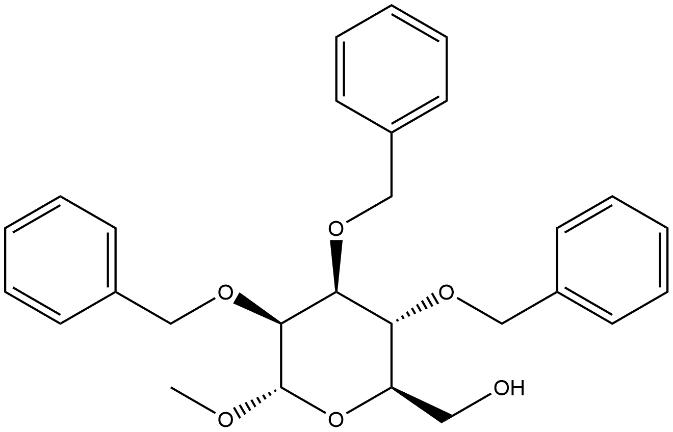 ((2R,3R,4S,5S,6S)-3,4,5-tris(Benzyloxy)-6-methoxytetrahydro-2H-pyran-2-yl)methanol