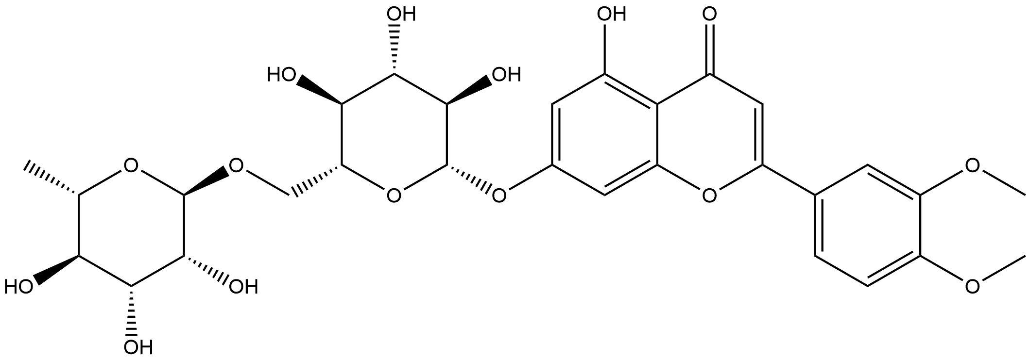 Diosmin Impurity 14 Struktur