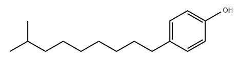 Phenol, 4-(8-methylnonyl)- Struktur