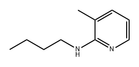 2-Pyridinamine, N-butyl-3-methyl- Struktur