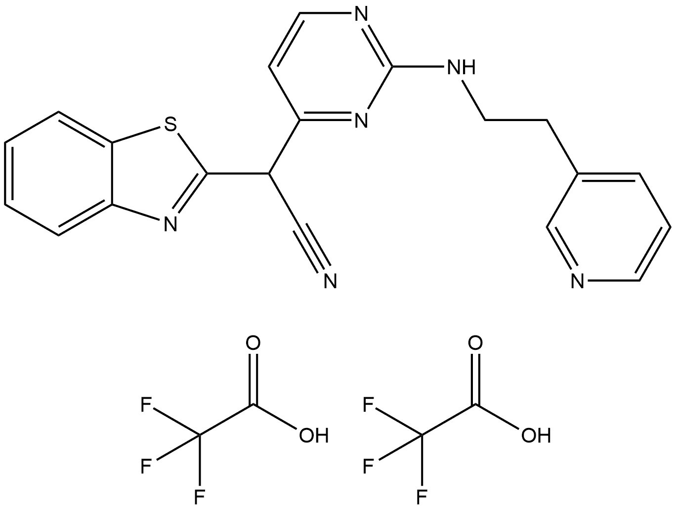 AS601245.2TFA (345987-15-7 free base) Struktur