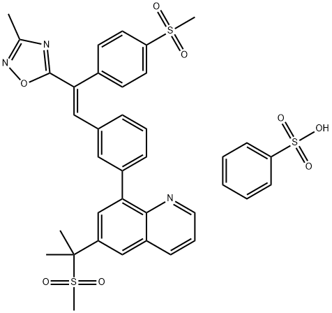 MK-0359 besylate Struktur