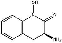 (3S)-3-amino-1-hydroxy-1,2,3,4-tetrahydroquinolin-2-one Struktur