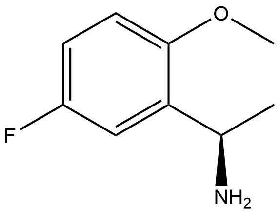 (R)-1-(5-fluoro-2-methoxyphenyl)ethan-1-amine hydrochloride Struktur