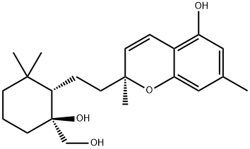 Siccanochromene F Struktur