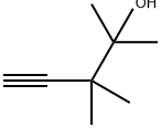 4-Pentyn-2-ol, 2,3,3-trimethyl- Struktur