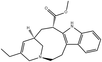 16α-Carbomethoxycleavamine Struktur