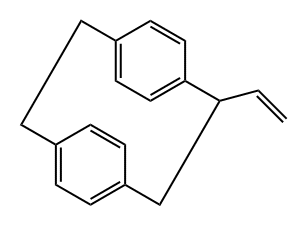 Tricyclo[8.2.2.24,7]hexadeca-4,6,10,12,13,15-hexaene, 2-ethenyl- Struktur