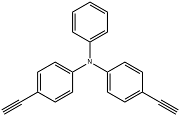 Benzenamine, 4-ethynyl-N-(4-ethynylphenyl)-N-phenyl- Struktur