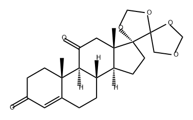 Pregn-4-ene-3,11-dione, 17,20:20,21-bis[methylenebis(oxy)]-