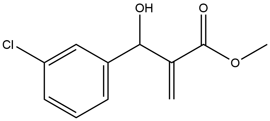 methyl α-methylene-β-[(p-toluenesulfonyl)amino]-3-(3-chlorophenyl)propionate Struktur