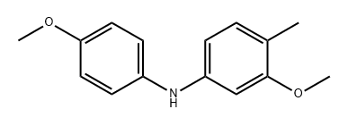 Benzenamine, 3-methoxy-N-(4-methoxyphenyl)-4-methyl- Struktur