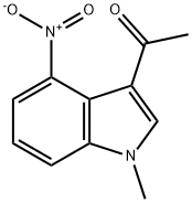 Ethanone, 1-(1-methyl-4-nitro-1H-indol-3-yl)- Struktur