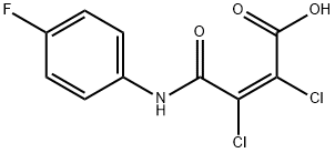 2,3-Dichloro-N-(p-fluorophenyl)maleamidic acid Struktur