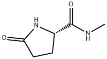 2-Pyrrolidinecarboxamide, N-methyl-5-oxo-, (2S)- Struktur