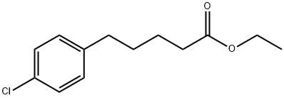 Benzenepentanoic acid, 4-chloro-, ethyl ester Struktur