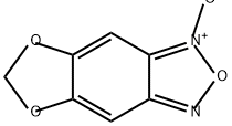 5,6-[Methylenebis(oxy)]benzofurazane 1-oxide Struktur