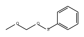 BenzeneSulfenic acid methoxymethyl ester Struktur