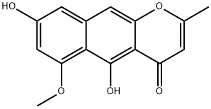 4H-Naphtho[2,3-b]pyran-4-one, 5,8-dihydroxy-6-methoxy-2-methyl- Struktur