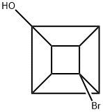 8-bromocuban-1-ol Struktur