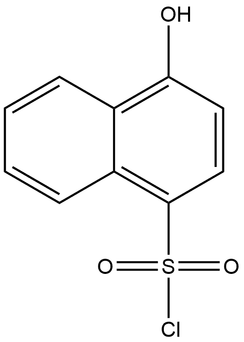 4-Hydroxy-1-naphthalenesulfonyl chloride Struktur