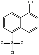 5-Hydroxy-1-naphthalenesulfonyl chloride Struktur