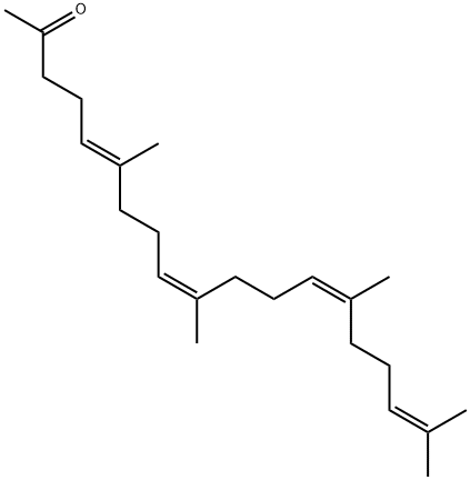 5,9,13,17-Nonadecatetraen-2-one, 6,10,14,18-tetramethyl-, (E,Z,Z)- (8CI) Struktur