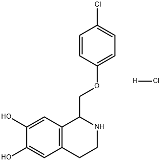 Clofeverine hydrochloride Struktur