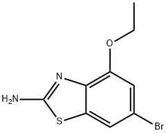 2-Benzothiazolamine, 6-bromo-4-ethoxy- Struktur