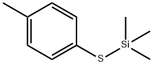 Benzene, 1-methyl-4-[(trimethylsilyl)thio]- Struktur