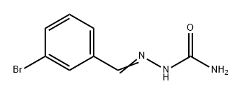 Hydrazinecarboxamide, 2-[(3-bromophenyl)methylene]- Struktur