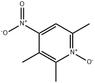 Pyridine, 2,3,6-trimethyl-4-nitro-, 1-oxide Struktur