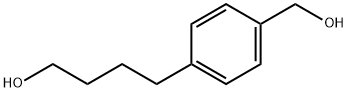 Benzenebutanol, 4-(hydroxymethyl)- Struktur