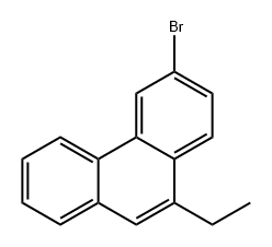 Phenanthrene, 3-bromo-10-ethyl- Struktur