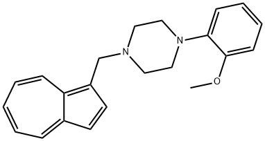 1-[4-(Azulenylmethyl)piperazinyl]-2-methoxybenzene Struktur